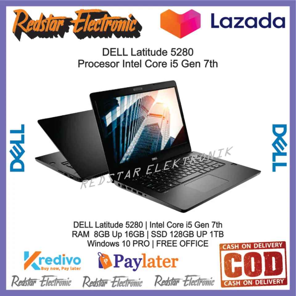 Promo Laptop Murah! Dell Latitude 5280 Procesor Intel Core i7 Gen