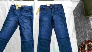 celana jeans panjang wisker slim fit