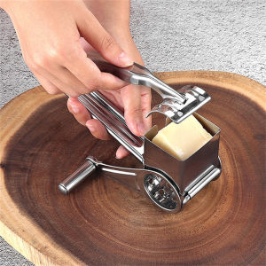 FREE Shipping+COD | Manual Rotary Cheese Grater Stainless Steel Butter Cutter Cheese Shredder Multi-function Rotary Planer Kitchen Accessories