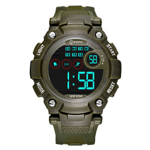 SHUNAICHI UTHAI Mens Electronic Watch High School Student Sports Watches Waterproof LED Alarm Clock Calendar Kids Digit Smart Wristwatch