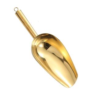 Thực tế kim loại ICE Scoops cho máy nước đá và sử dụng nhà bếp thiết kế thuận tiện dễ dàng lưu trữ tủ đông Ice muỗng