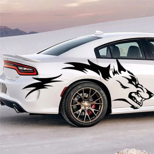 AE Dành riêng cho ngoại thương tem dán xe hơi tem dán thân xe tem trang trí xe hơi Wolf Road của Wolf Totem.