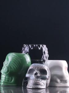 Ceramic Hawaii Tiki Mugs Creative Skull Cocktail Glasses Beer Glass Martini Glasses Beverage Mugs Funny Cup Coffee Cup2026