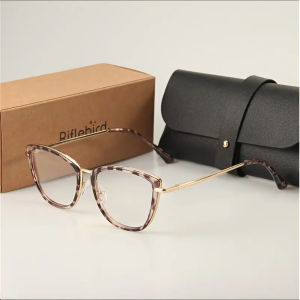 Kacamata Wanita Lensa Photocromik Frame Cateyee Terlaris MNS Blucromik 95290