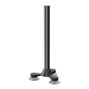 Steel Suction Cup Paper Towel Holder Convenient Suction Cup Paper Towel Stand Simple to Use for Kitchen & Bathroom Use
