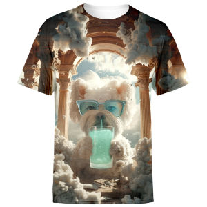 Unique Cool Animal 3d Printed Mens T Shirt Hip Hop Trend Streetwear Crew Neck T Shirts Fun Dog Elephant Graphic Fashion Tee Top