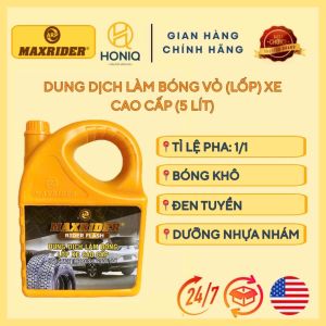 Nước Làm Bóng Vỏ Xe Maxrider 5L – Dưỡng Đen Làm Bóng & Bảo Vệ Lốp Xe Hơi Cao Cấp