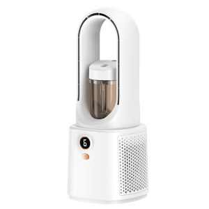 SG【Ready Stock】Portable Bladeless Air Cooler with Night Light and Facial Hydration Spray