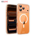 SOLOVE เคส iPhone 17 เคสกันกระแทก Magsafe แรงดูดสูง พรีเมี่ยม ไม่เหลืองง่าย ไอโฟนทุกรุ่น. 