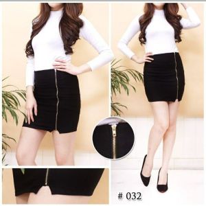 ( COD ) MM 032 MIDI ROK SPAN MINI / pencil skirt import official Rok selutut Rok Kerja Rok Polos