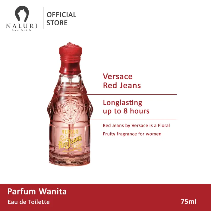 Parfum Versace Red Jeans EDT For Woman 75ml Lazada Indonesia