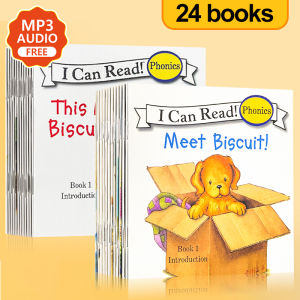 12 / 24 books I Can Read Biscuit Series Picture Books Long Vowel sounds Phonics English Story Book for Kids Early Learning Storybook Baby Preschool Edudcation Learning Materials for Kids Toddler Children Beginner sight Words Birthday Gifts