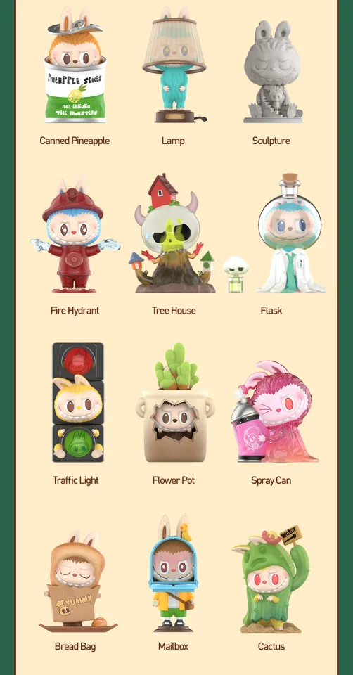 クッション・抱きまくら・ブランケット THE MONSTERS Almost Hidden LABUBU box POP-MART-x-Kasing-Lung-