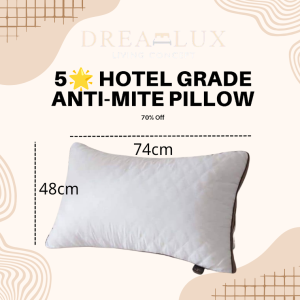 DREAMLUX【BUY 2 GET 4】 Pillow Hotel Bantal Tidur 1.2 Kg + - | Anti -Mite Memory Foam Cervical Pillow
