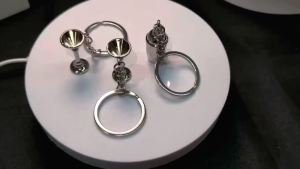 Bartender Keychain Cocktail Shaker Cup Key Ring Mixologist for Women Men Women Jewelry Waitress Present 3 Pcs