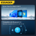 Essager Mini Multi functional Supports Windows 8.1/10/11 Free Drivers Compatible with Mouse/Keyboard/Gaming Board/Speaker/Earphones Adapter Suitable for Mobie Tablets, Mobile Phones, Laptops Bluetooth 5.3. 