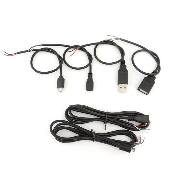 【DT】 hot 1M USB Type A Male Female Type C Micro usb Connector 2Pin 4pin