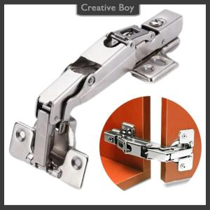 [Creative] Hardware 165 Degrees Hydraulic Folding Damper Buffer Door Hinge Window Accessories Furniture Supplies