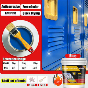 【24 hours delivery】Waterproof anti rust paint for metal cat besi anti karat metal rust converter For Iron Gate metal paint anti rust primer paint antirust paint for metal