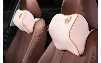 Gối tựa đầu xe hơi Cao su non hoạt tính cao cấp chống đau mỏi cổ khi đi xe