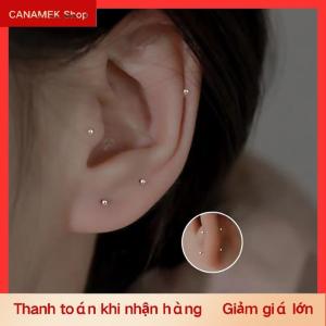 CS 1 cặp thời trang hợp thời trang mini Zircon Stud Bông tai cho phụ nữ cô gái hàng ngày hình học Bông tai nhỏ tai xương Nail trang sức phụ kiện