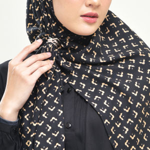 Rabbani X MOT Kerudung Banna Abelia Black