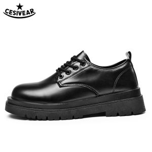 【CESIVEAR】Kiểu Anh dày duy nhất chống trượt đa năng nam giới giày phong cách kinh doanh phù hợp thở mềm duy nhất rộng chân giày da thoải mái