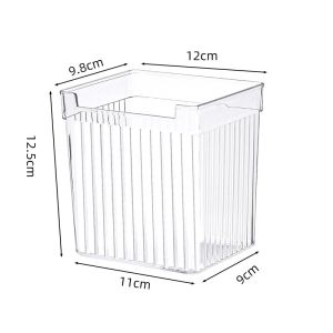 2Pcs Transparent Multipurpose Refrigerator Side Door Storage Box Egg Preservation Box Organizer
