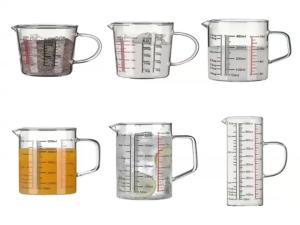 Kirilgu 500Ml Kitchen Measuring Cup Shatterproof Borosilicate Glass Essential Equipments Q9Z6P