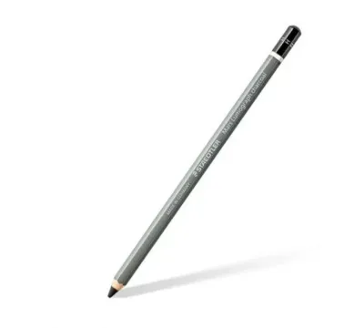 ART HUB - STAEDTLER Mars Lumograph Charcoal 100c (Pencil Deep Black Shade Drawing Sketching)