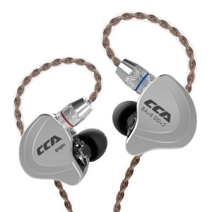 CCA C10 Ten-Driver Hybrid HIFI In-Ear Earphones Heavy Bass Gaming High-Fidelity Sound