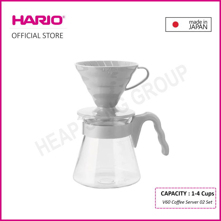 Hario V60 Coffee Server 02 Set VCSD-02-PGR Lazada Singapore
