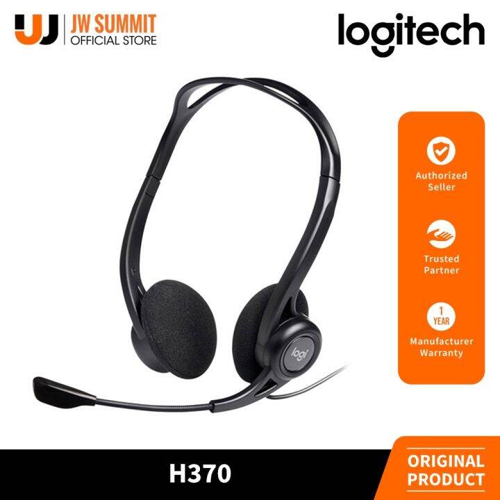 Headset logitech h370 usb hot sale