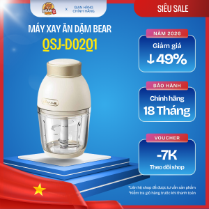 Máy xay ăn dặm Bear QSJ-D02Q1 (0.6 lít) - Điện Máy Tiện Lợi 247 - Giao hàng miễn phí