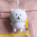 Nongdamgom จี้หมีที่เลิกตัวเองตุ๊กตาตุ๊กตาตุ๊กตาหมีขาว Chiikawa ตุ๊กตาหมีขาวเหงื่อออกกระเป๋าหมีแขวนเครื่องประดับ. 