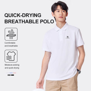 Cameljeans Áo polo nam áo thun thoáng khí tay ngắn khô nhanh thấm hút ẩm Mới Mùa Hè