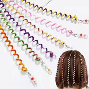 Childrens Love Flower Braided Hair Clip Dirty Dreadlocks Candy Color Hair Pin for Kids Fashion Girl Hair Accessories