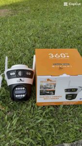 กล้องวงจรปิดกันน้ำ 8MP 2เลนส์2จอ เลนส์ล่างหมุนได้ เลนส์บนฟิกจุด ติดตั้งง่าย เชื่อมไวไฟ2.4G พูดตอบโต้ได้2ฝั่ง app yoosee กล้องวงจรปิด 2 เลนส์ กล้องวงจรปิดกันน้ํา - Lazada