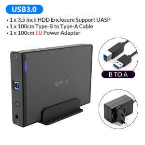 Orico 5Gbps 3.5 Inch vỏ ổ hdd USB 3.0 SATA Bên Ngoài Dọc HDD ổ cứng vỏ bọc ổ cứng Với Có Thể Tháo Rời Dock
