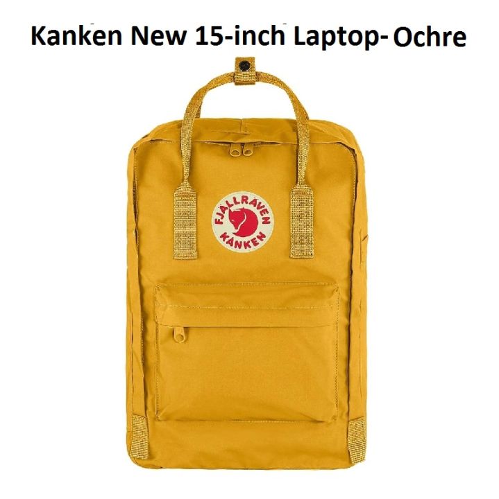 Fjallraven Kanken 15-inch Laptop Backpack (New)- Ochre Lazada - Main Image