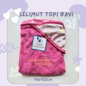 Selimut bayi double fleece topi murah selimut topi bayi baru lahir selimut bayi lembut selimut baby
