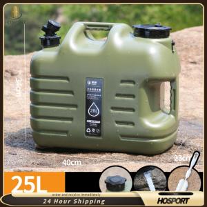 【HOSPORT】Camping Water Container Portable Camping Bucket Water Storage 25L with Detachable Faucet No Leakage for Outdoor Travel Driving