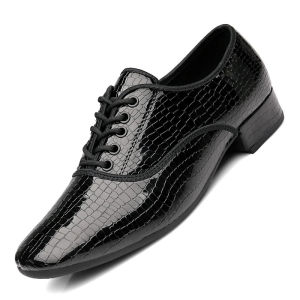 Men New Leather Mens Latin Dance Shoes Modern Dance Hall Tango Childrens Man National Standard Dance Shoes Male Sneaker