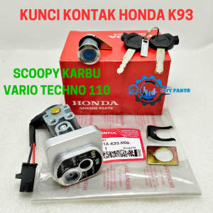 KUNCI KONTAK KEY SET +KUNCI JOK HONDA K93 SCOOPY KARBU VARIO TECHNO 110  KONCI GEMBOK KUALITAS ASLI