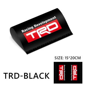 Car Universal Washing Labels Door Mark TRD Tag Stickers Decorative Logo Warning Decal Accessories