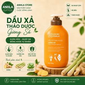 Túi Gel Gội Thảo Dược Gừng Sả Cỏ Cây Hoa Lá 1000g – Sạch Sâu Kiềm Dầu Đánh Bay Gàu Ngứa Kích Thích Mọc Tóc Vượt Trội & Tiết Kiệm Cho Cả Gia Đình
