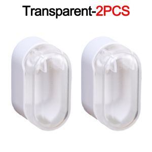 KEBETEME ที่ใส่แปรงสีฟันไฟฟ้าแบบชั้นแขวนแปรงสีฟันติดที่ใส่แปรงสีฟันติดผนังกันฝุ่นประหยัดพื้นที่กล่องจัดระเบียบแปรงสีฟันในครัวเรือน5ชิ้น