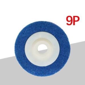 แผ่นขัดสก๊อตไบรท์ ใบขัดรอยเชื่อม ใบขัดสนิม ลอกสี ใบเจียร์ ใบลูกหมู ขนาด 4 นิ้ว สีแดง สีเทา สีเขียว สีฟ้า