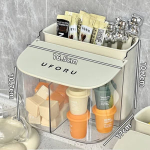 Simple Mordern Tea Bag Storage Box With Lid Coffee Capsule Storage Box Coffee Bag Storage Container Box Tea Bag Organizer Rack Desktop Tea Display Rack Kitchen Accessories Bin