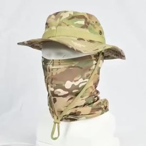 Boonie Hat Balaclava Suit Foldable Soft Sun Protection Fishing Cap Breathable Fisherman Outdoor Wide Sunscreen Caps Sun Hat UV Protection Hat